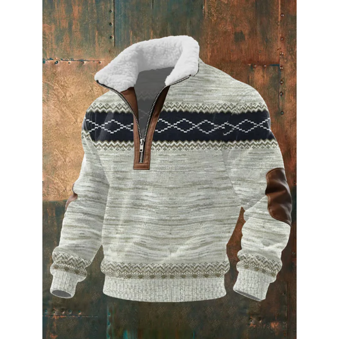 Cristian™ | Fleece-Pullover mit Reißverschluss und Stehkragen