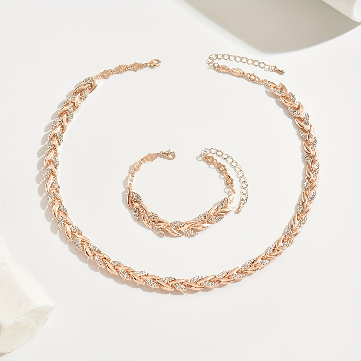 Verónica – Schmuckset aus Strass und Kristall
