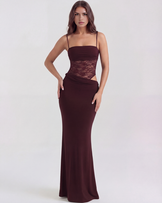 Kleid Marga™ | Strukturierte Eleganz mit Spitzendetail