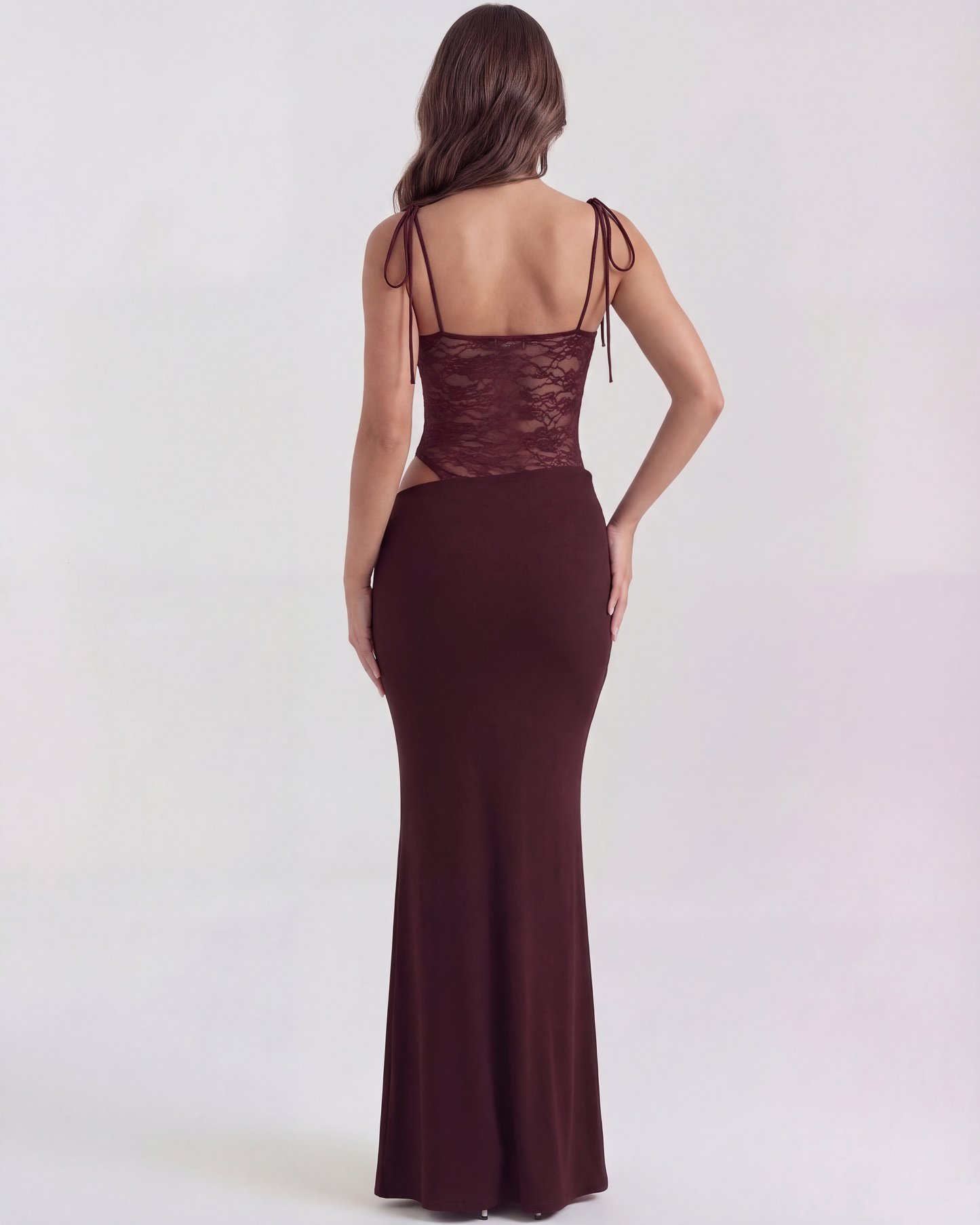 Kleid Marga™ | Strukturierte Eleganz mit Spitzendetail