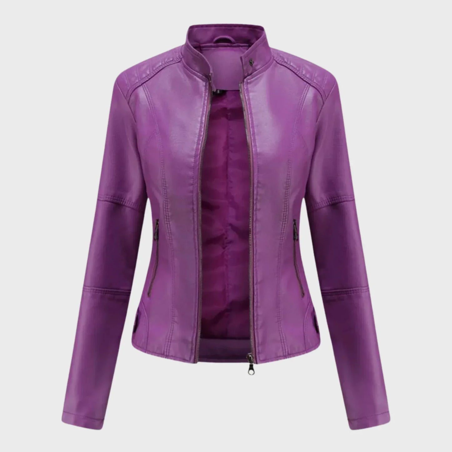 Romina | Lässige Lederjacke