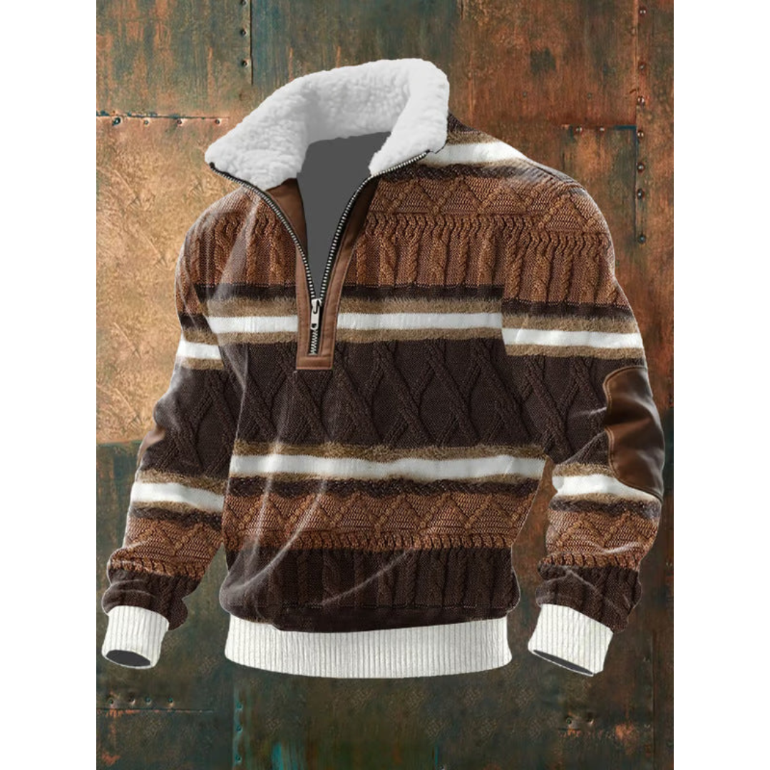 Cristian™ | Fleece-Pullover mit Reißverschluss und Stehkragen
