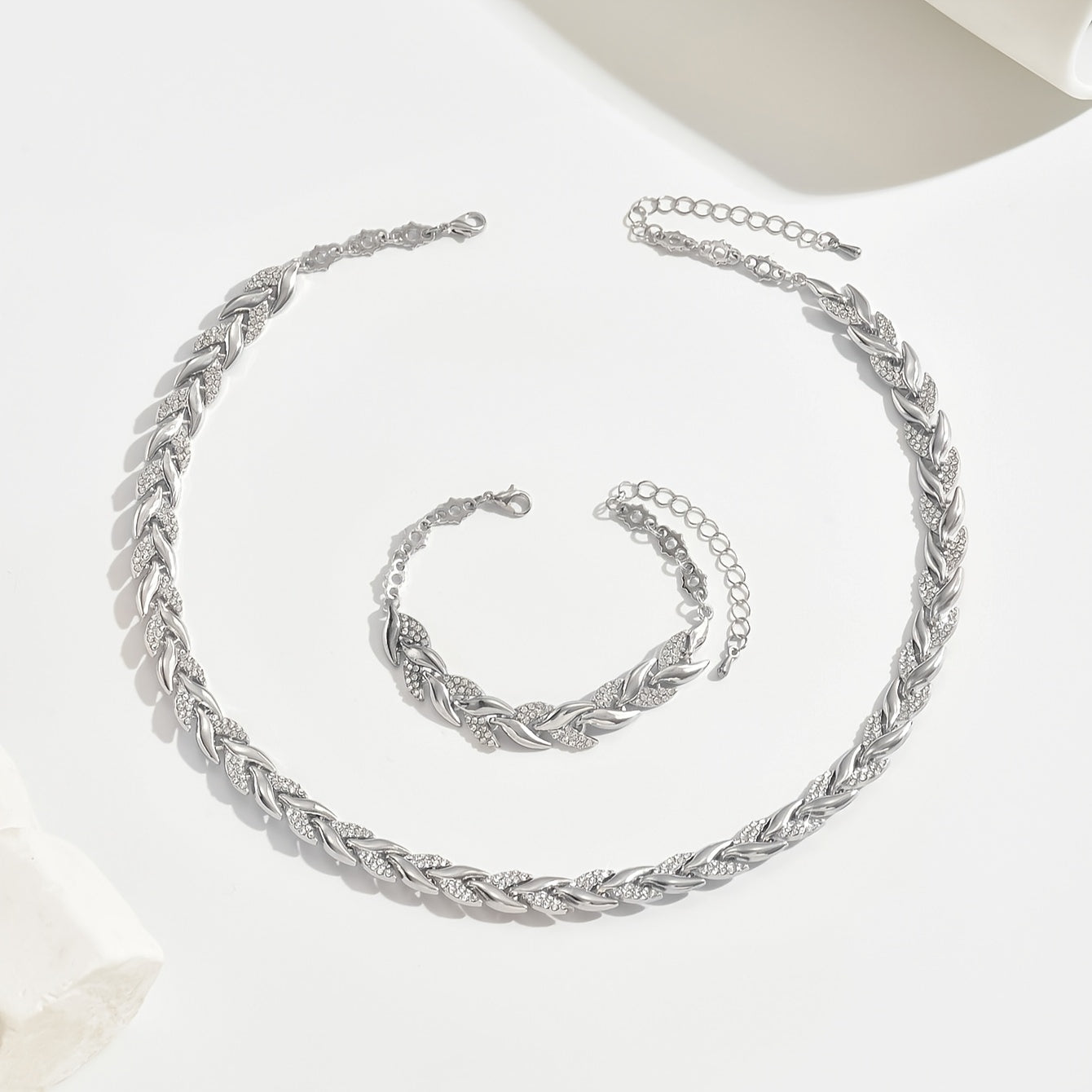 Verónica – Schmuckset aus Strass und Kristall