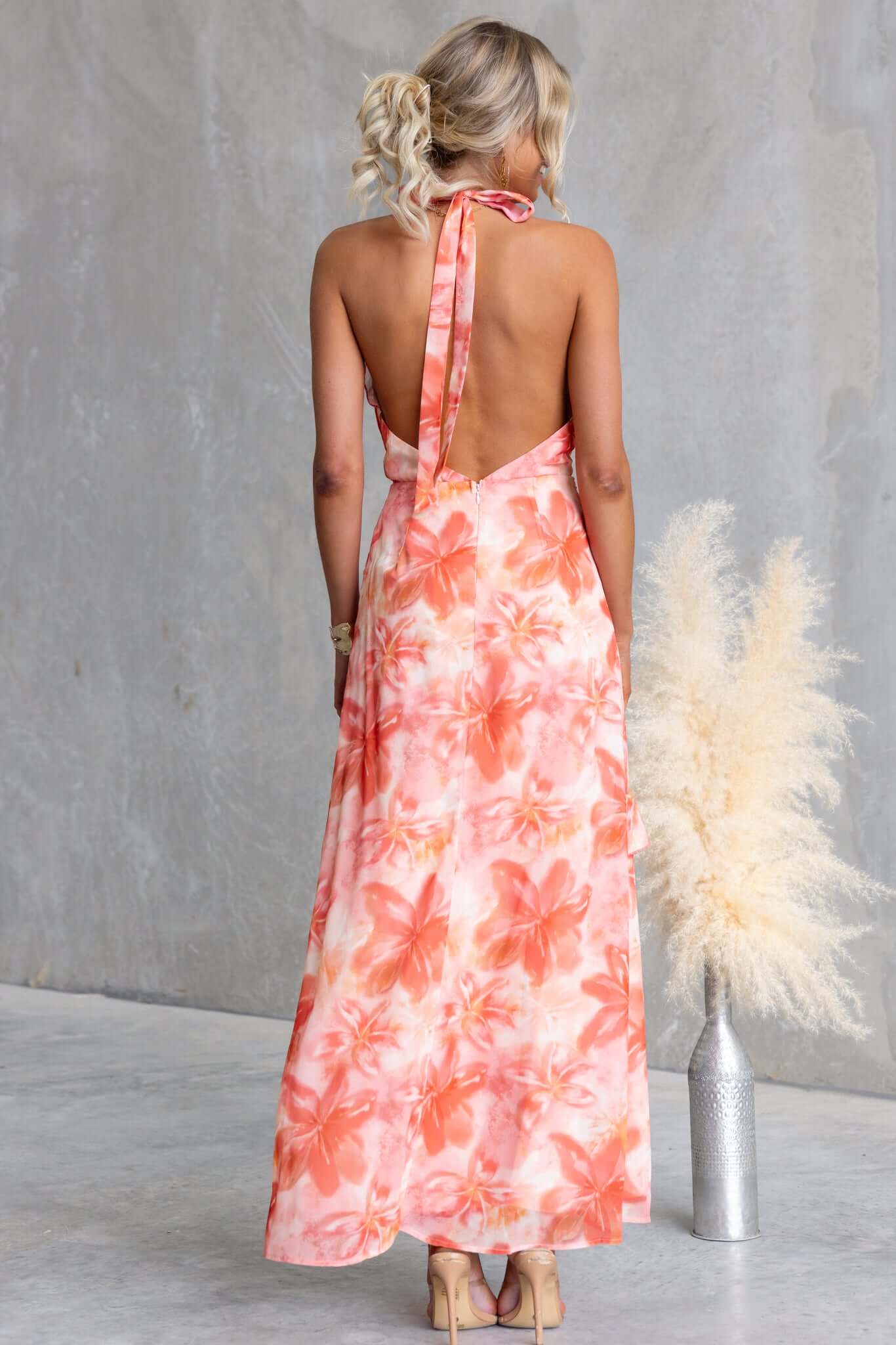 Andrea™-Kleid | Tropische Eleganz mit fließendem Schwung