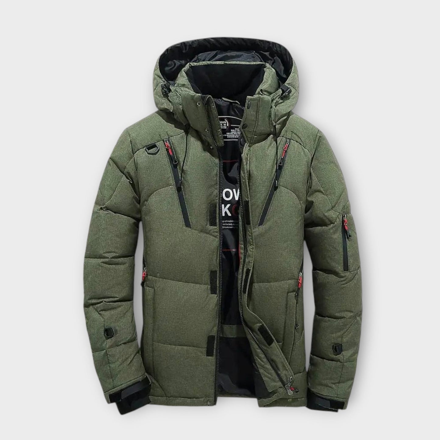 Álvaro | Herren-Winterparka, unifarben
