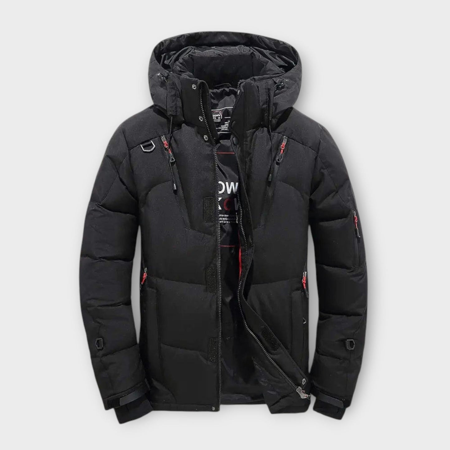 Álvaro | Herren-Winterparka, unifarben