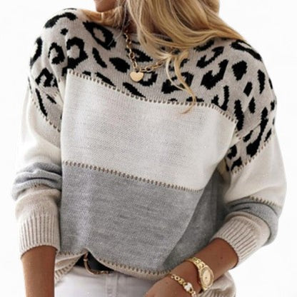 Tasmin | Eleganter Leopardenpullover