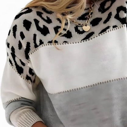 Tasmin | Eleganter Leopardenpullover