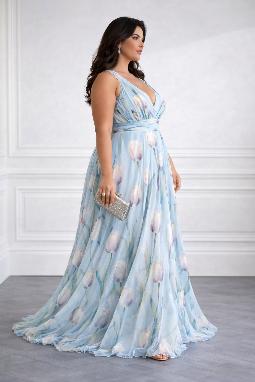 Nerea™-Kleid | Florale Eleganz, die Ihre Silhouette betont