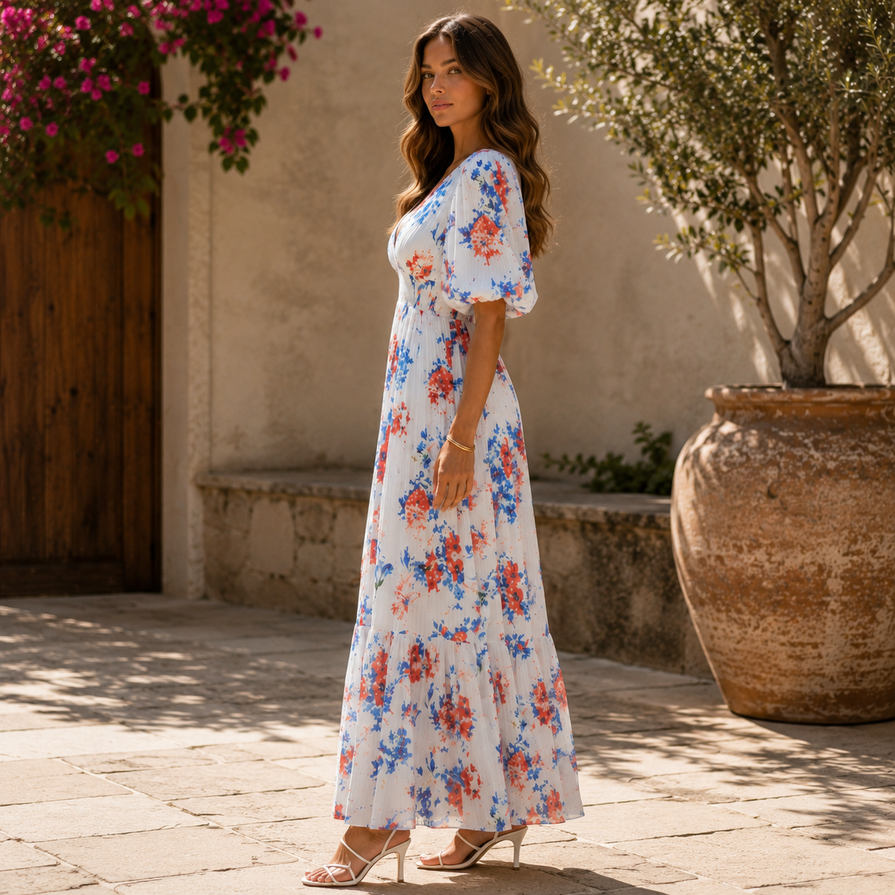 Kleid Nieve ™ | Blumenfrische und mediterrane Eleganz