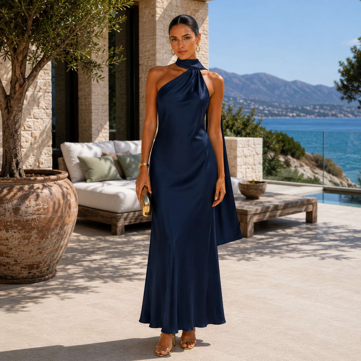 Kleid Esther™ | Satin-Eleganz, die nachts verzaubert