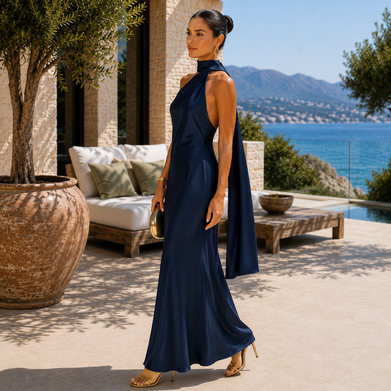 Kleid Esther™ – Satinierte Eleganz, die nachts verführt
