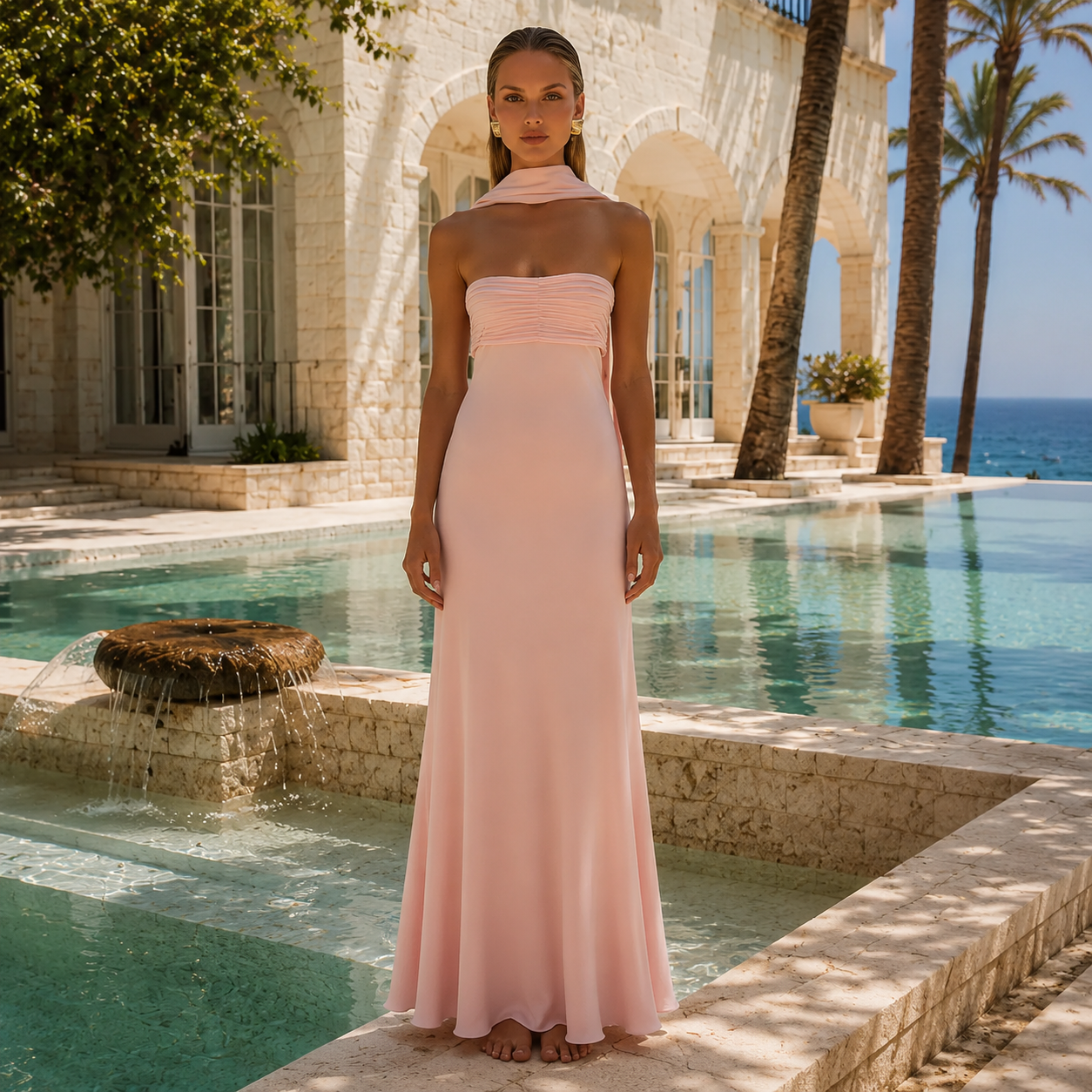 Kleid Jhoana™ - Sophistizierter Minimalismus und zeitlose Eleganz