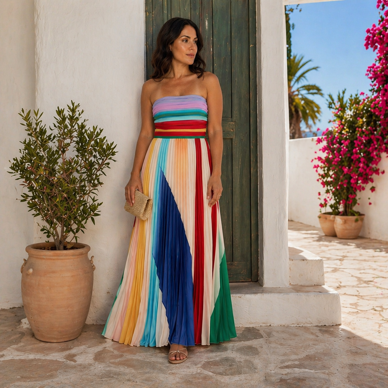 Lisa™ | Elegantes und raffiniertes trägerloses Maxikleid