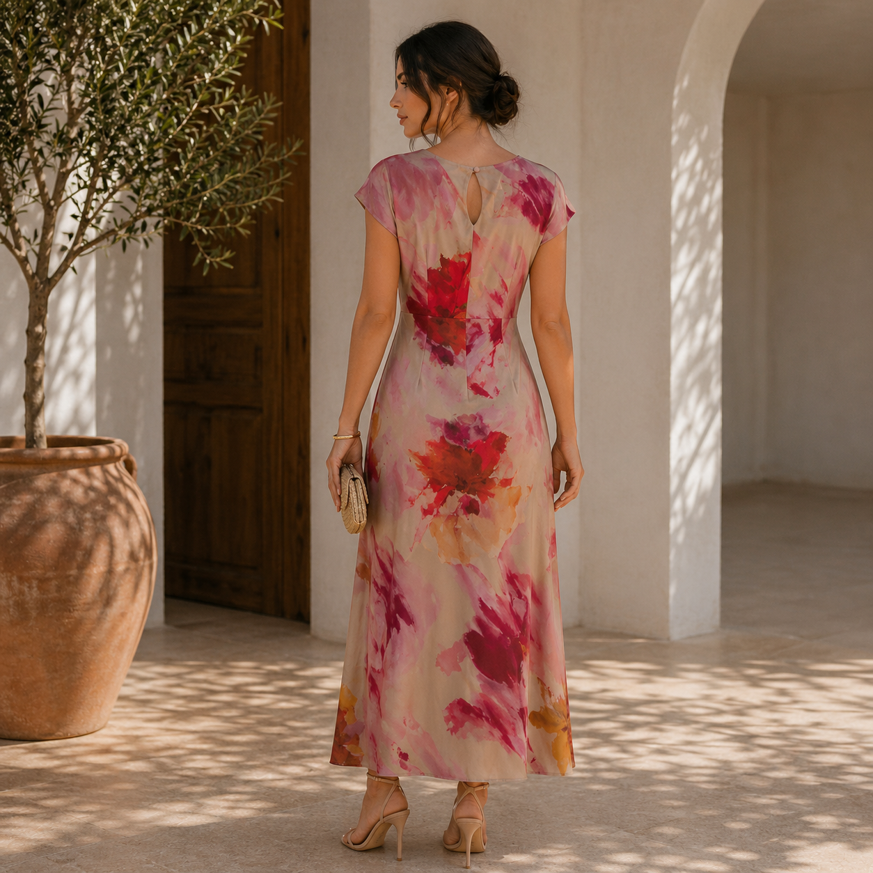 Sonia™ | Fließendes Kleid mit elegantem Knoten