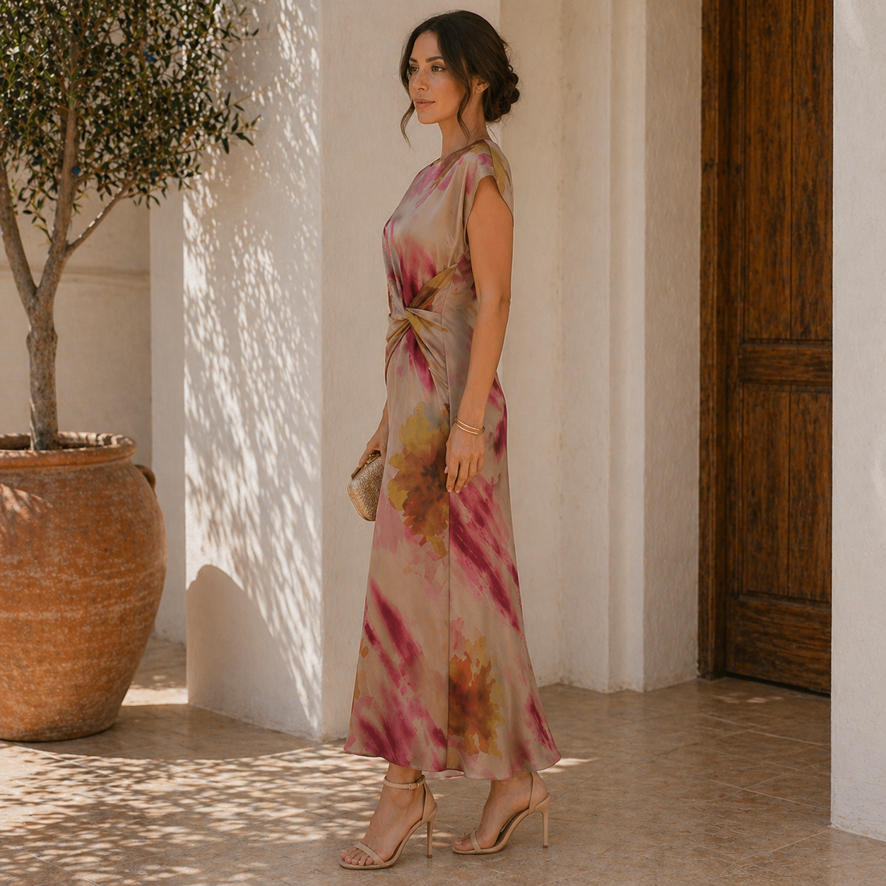 Sonia™ | Fließendes Kleid mit elegantem Knoten