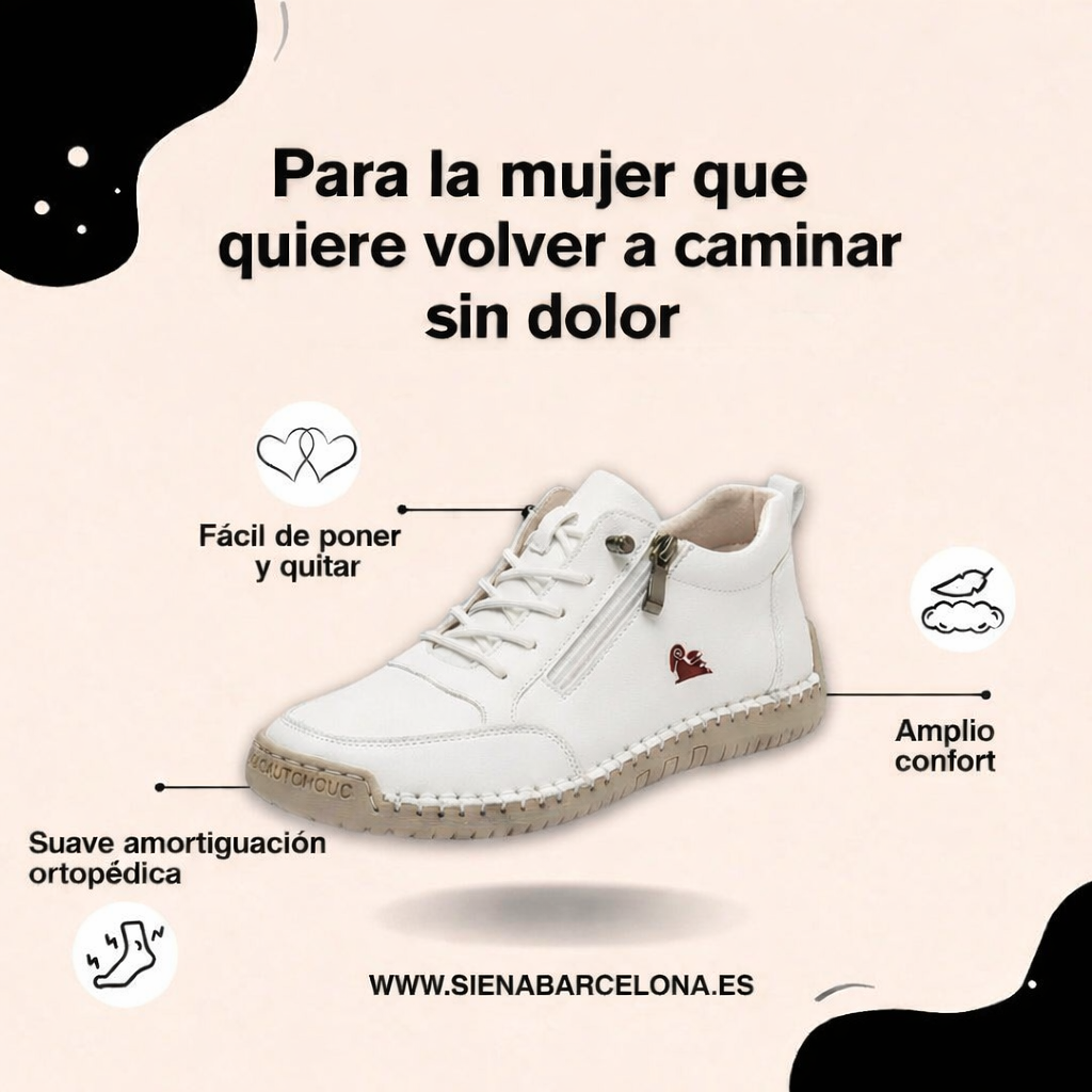 Mila™ – Bequeme orthopädische Sneakers + Reißverschluss