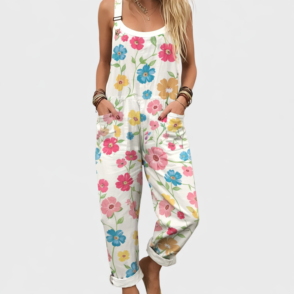 Bequemer Overall mit Muster