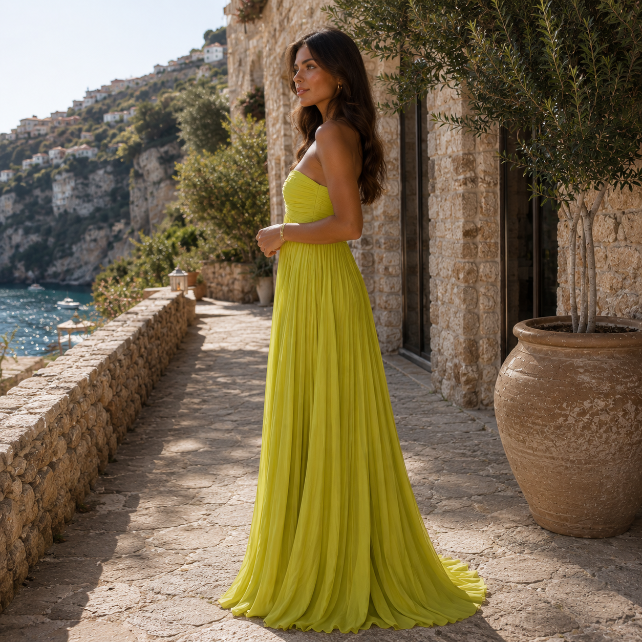 Kleid Julia™ – Mediterrane Eleganz, die Ihre Ausstrahlung erhellt