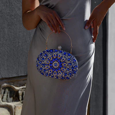 Himmelblaue Clutch