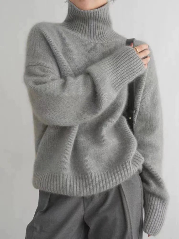 Anna | Luxuriöser Kaschmir-Rollkragenpullover