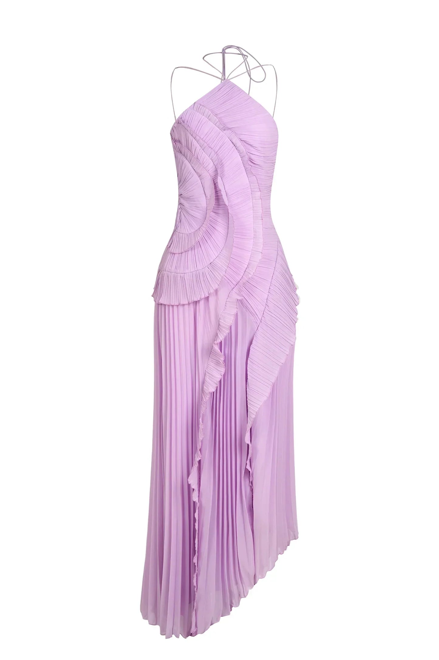 Lavendelfarbenes Imperiales Kleid | Romantische Eleganz mit Bewegung