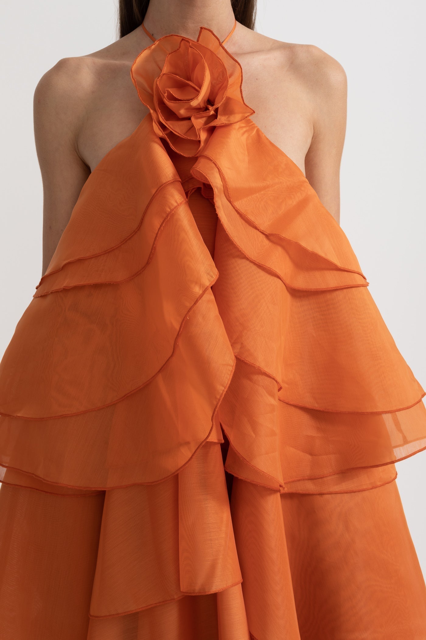 Rocío™ | Maxikleid mit voluminösen Rüschen