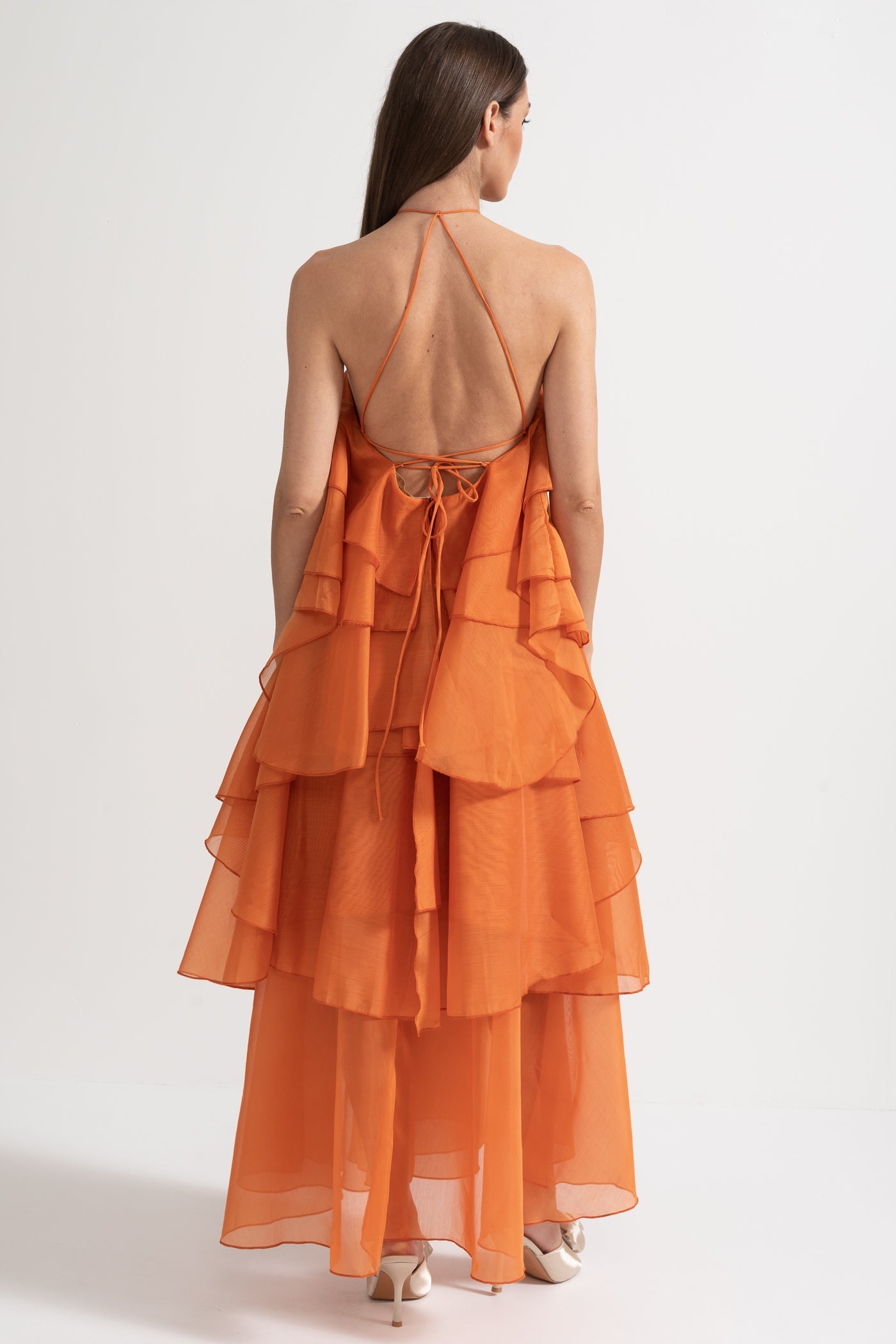 Rocío™ | Maxikleid mit voluminösen Rüschen