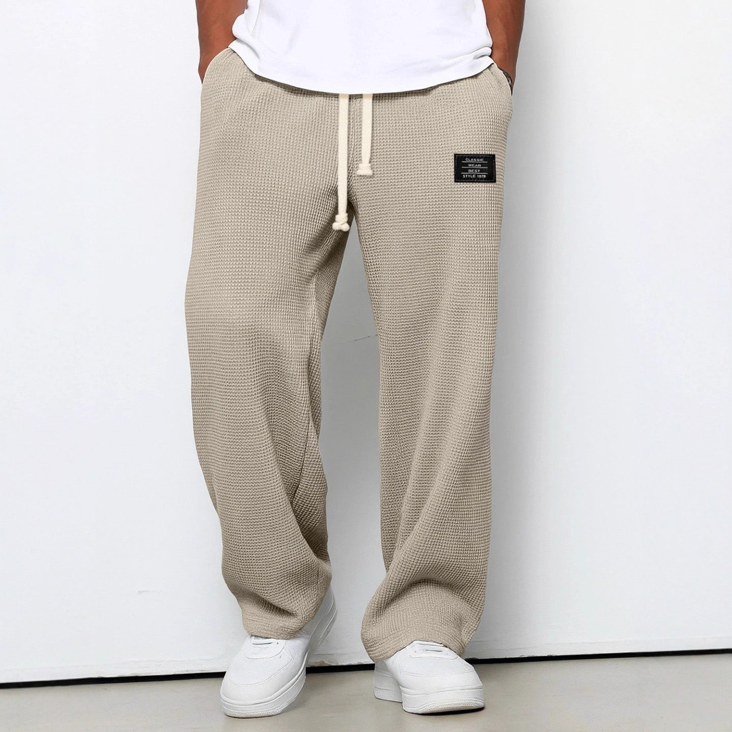 Nicolas | Weite Hosen mit verstellbarer Taille