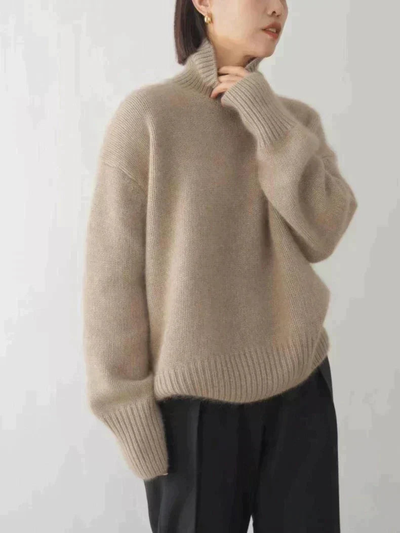 Anna | Luxuriöser Kaschmir-Rollkragenpullover