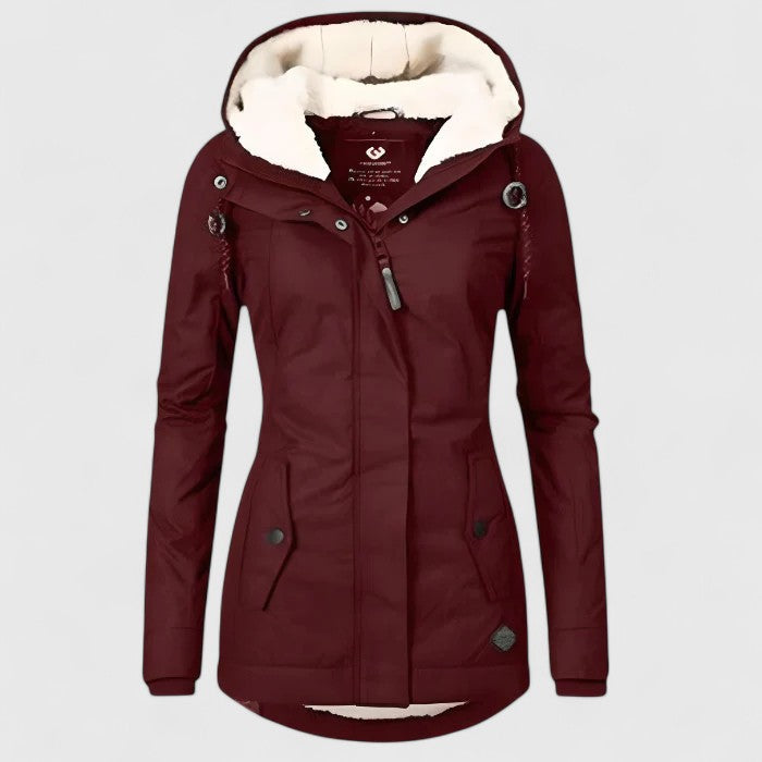 Lourdes | Wasserdichte Winterjacke mit Kapuze
