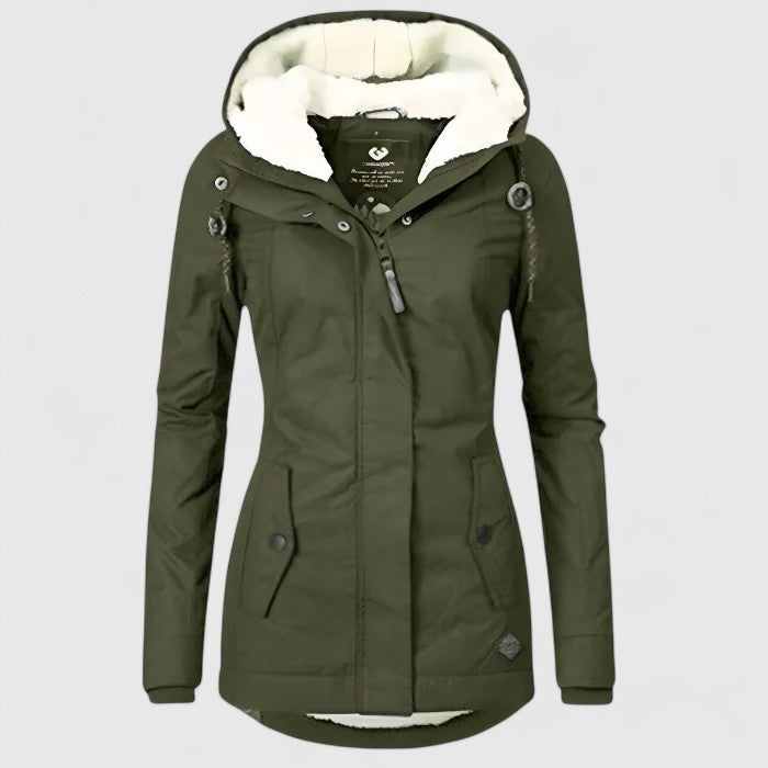Lourdes | Wasserdichte Winterjacke mit Kapuze