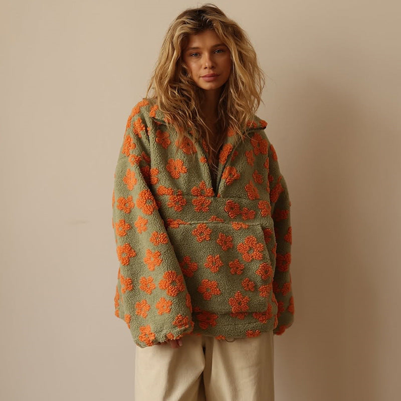 Vanessa | Pullover mit Blumenmuster