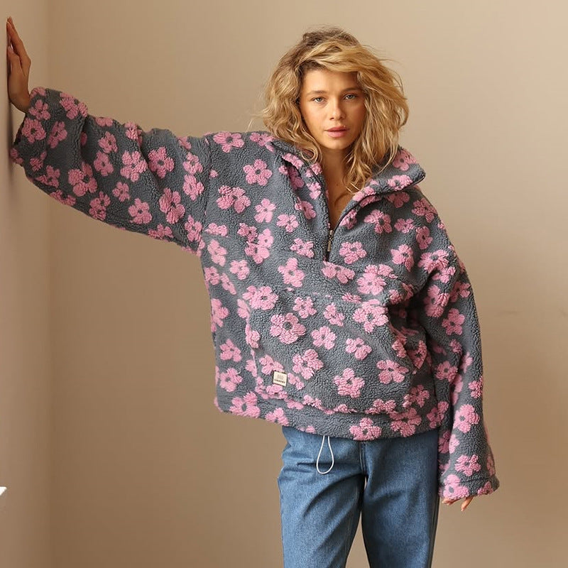 Vanessa | Pullover mit Blumenmuster