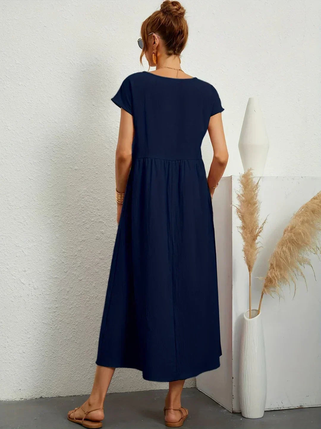 Gabriela™ – Fließendes Midikleid von zeitloser Eleganz