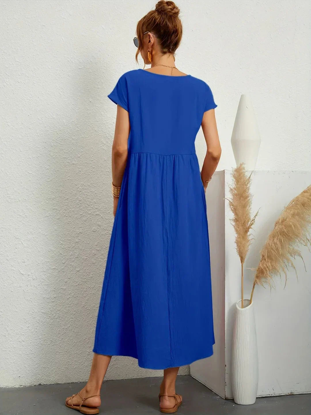 Gabriela™ – Fließendes Midikleid von zeitloser Eleganz