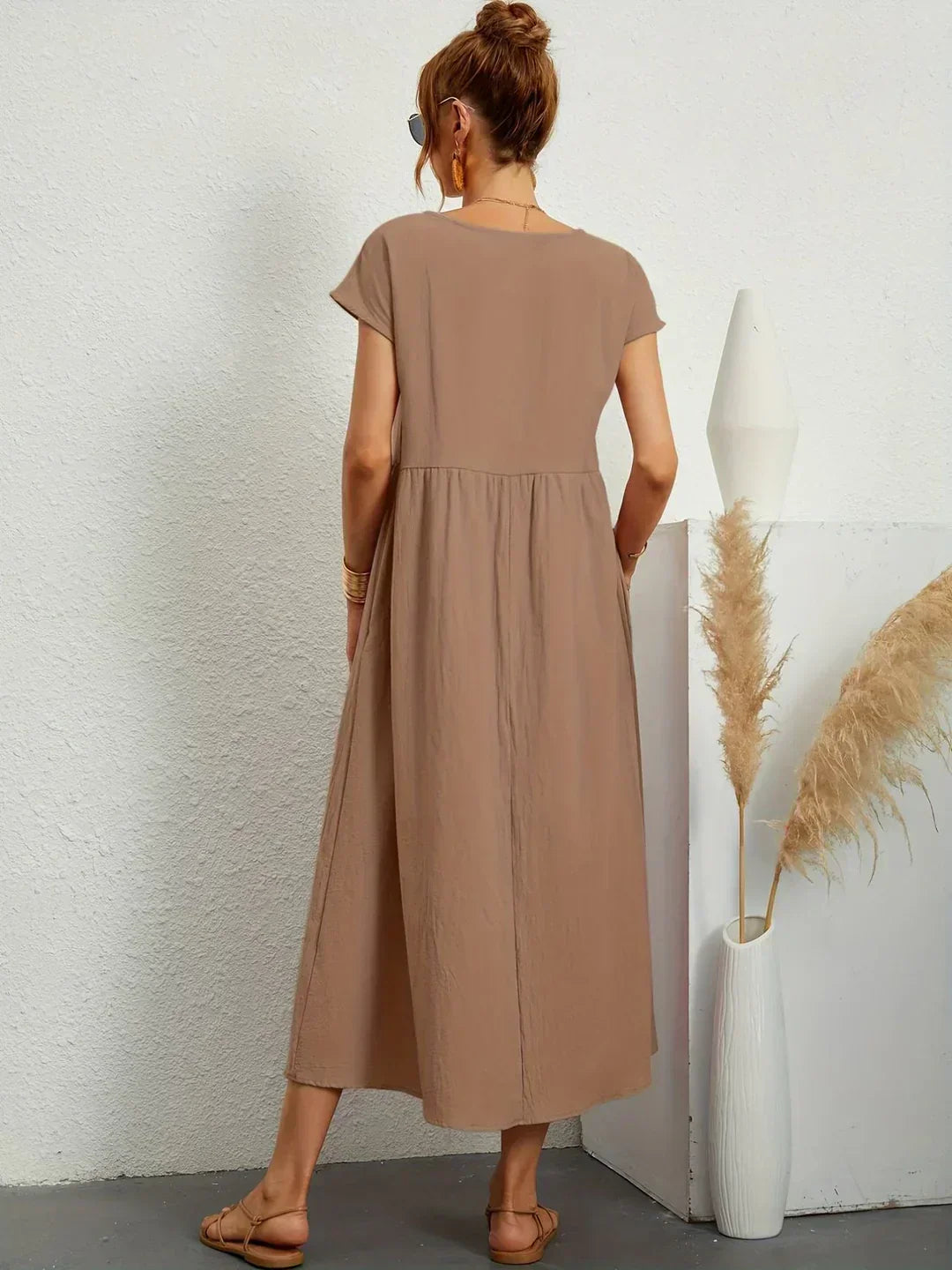 Gabriela™ – Fließendes Midikleid von zeitloser Eleganz
