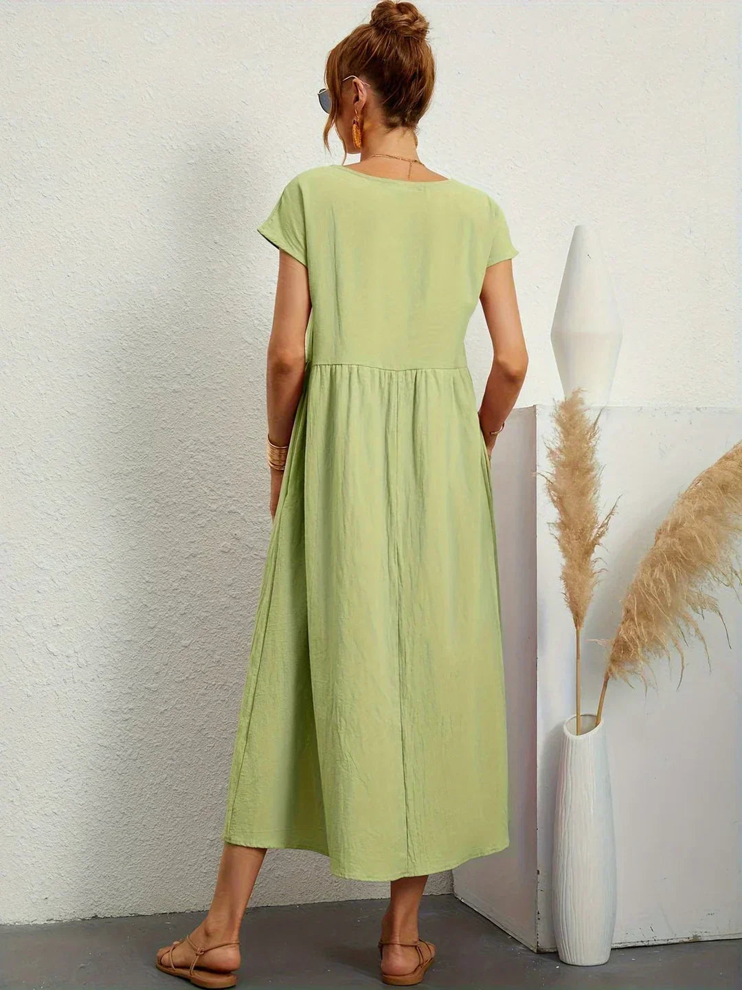 Gabriela™ – Fließendes Midikleid von zeitloser Eleganz