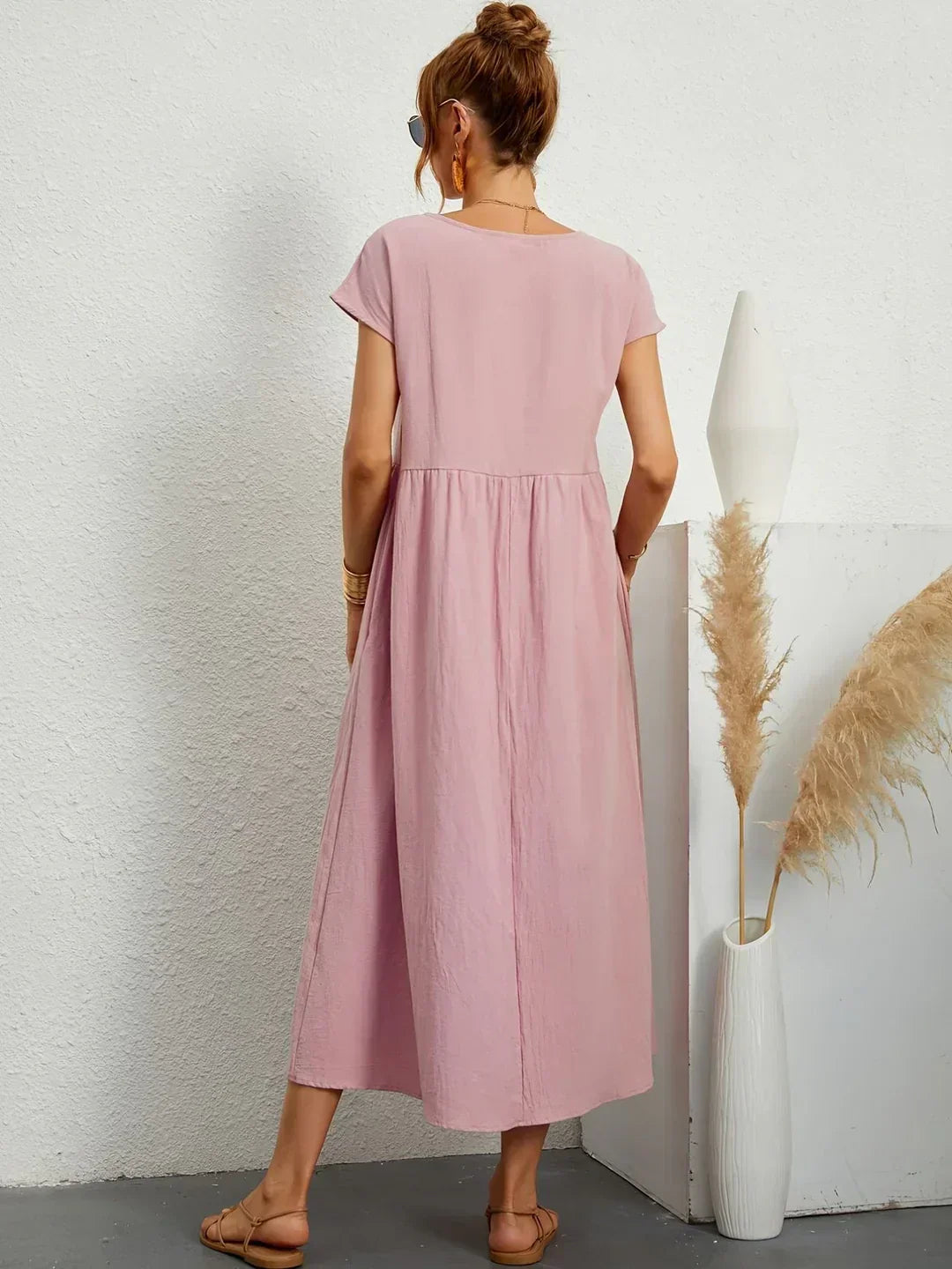 Gabriela™ – Fließendes Midikleid von zeitloser Eleganz