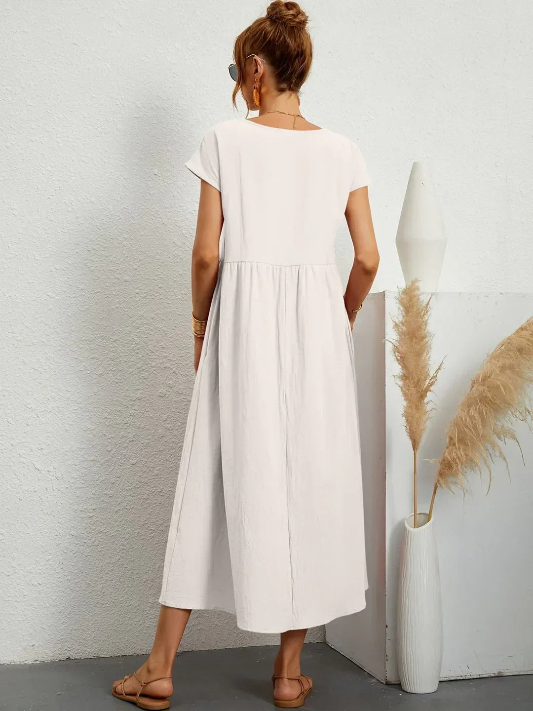 Gabriela™ – Fließendes Midikleid von zeitloser Eleganz