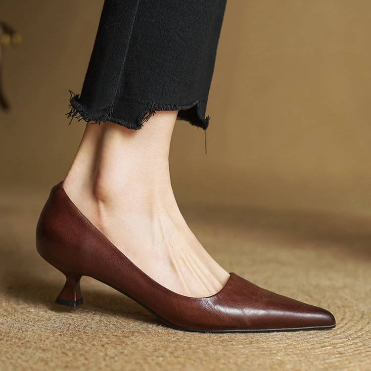 Anok High Heels aus echtem Leder
