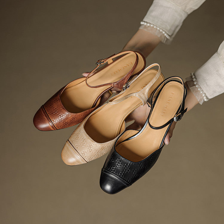 Valery Echtleder-Absatzschuhe