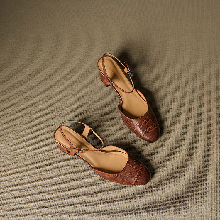 Valery Echtleder-Absatzschuhe