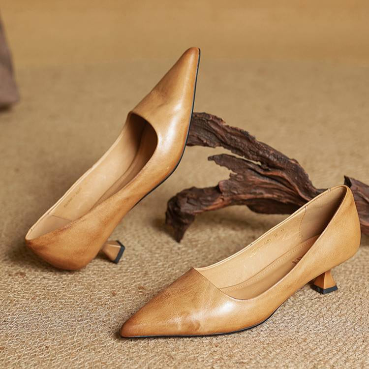 Anok High Heels aus echtem Leder