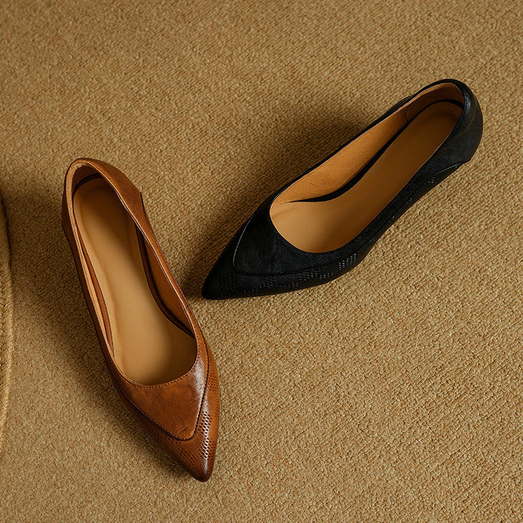 Belle Pumps aus echtem Leder