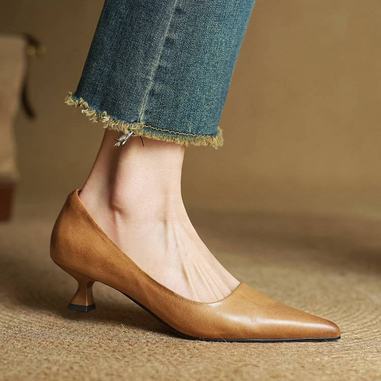 Anok High Heels aus echtem Leder