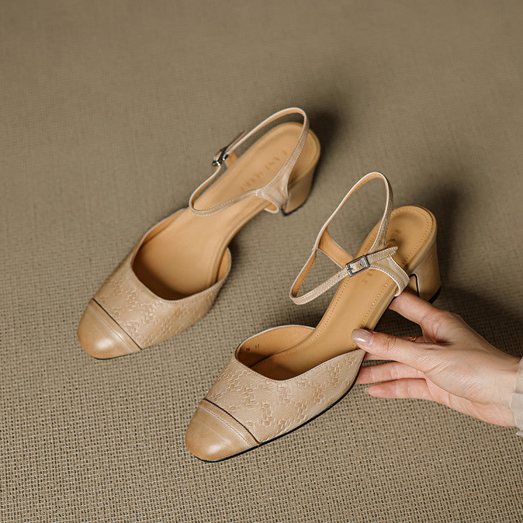 Valery Echtleder-Absatzschuhe