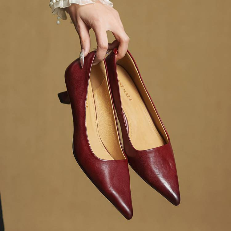 Anok High Heels aus echtem Leder