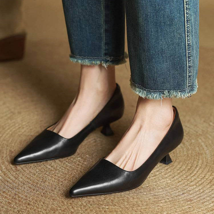 Anok High Heels aus echtem Leder
