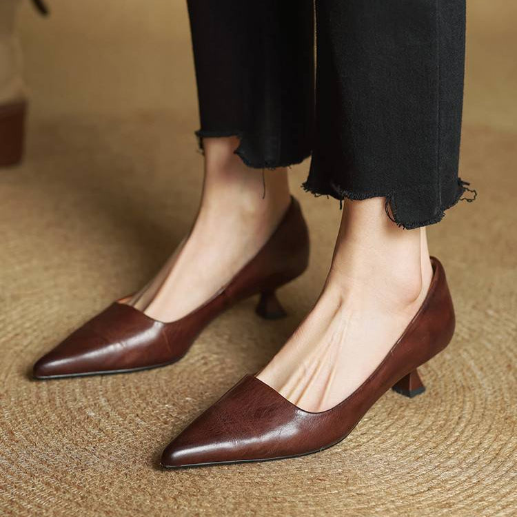 Anok High Heels aus echtem Leder